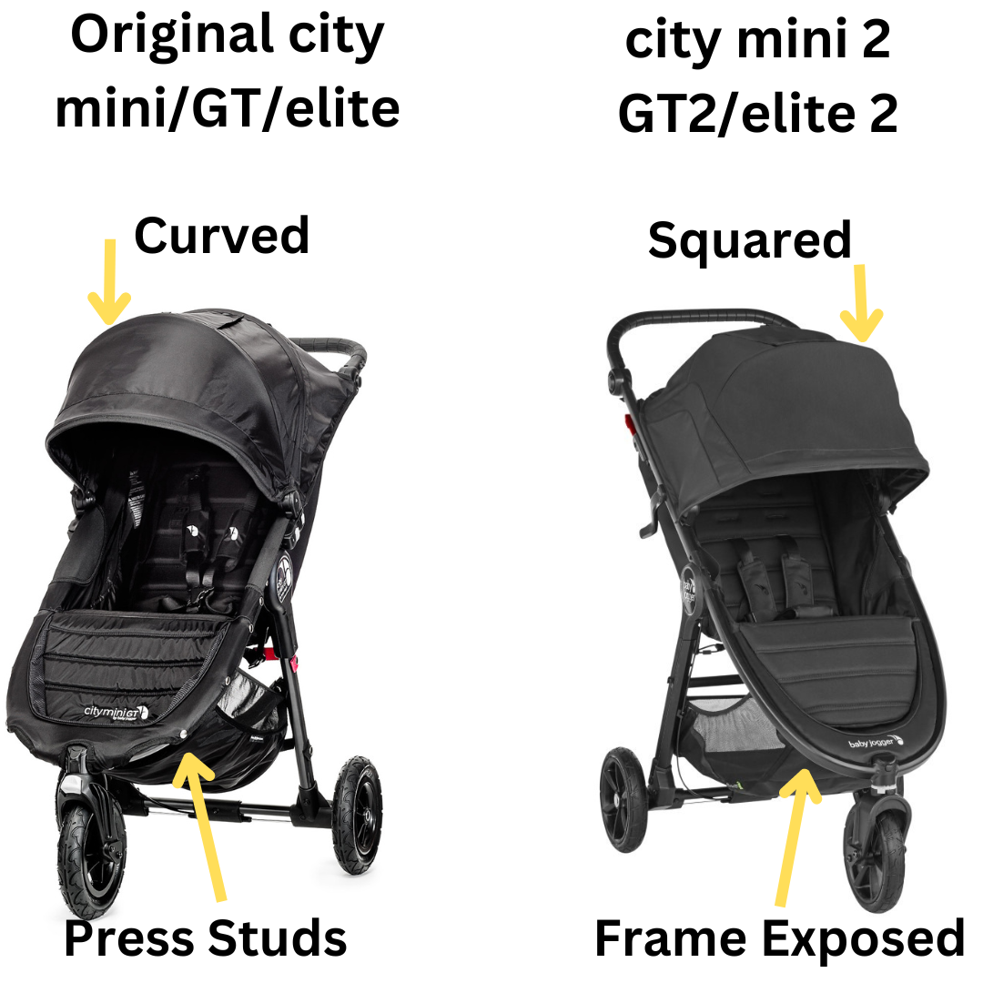 Difference between baby jogger city mini and gt on sale